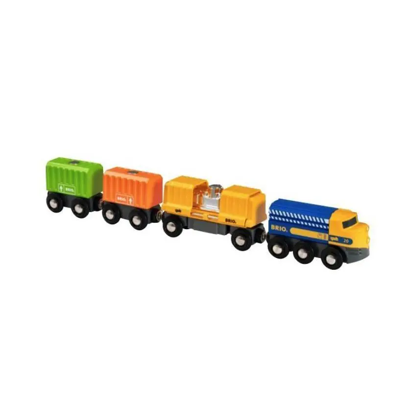 Three-Wagon Cargo Train 1