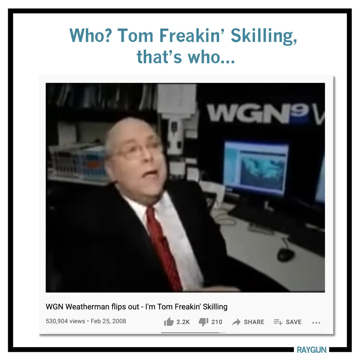 Tom Skilling T-Shirt Weather (R) 3