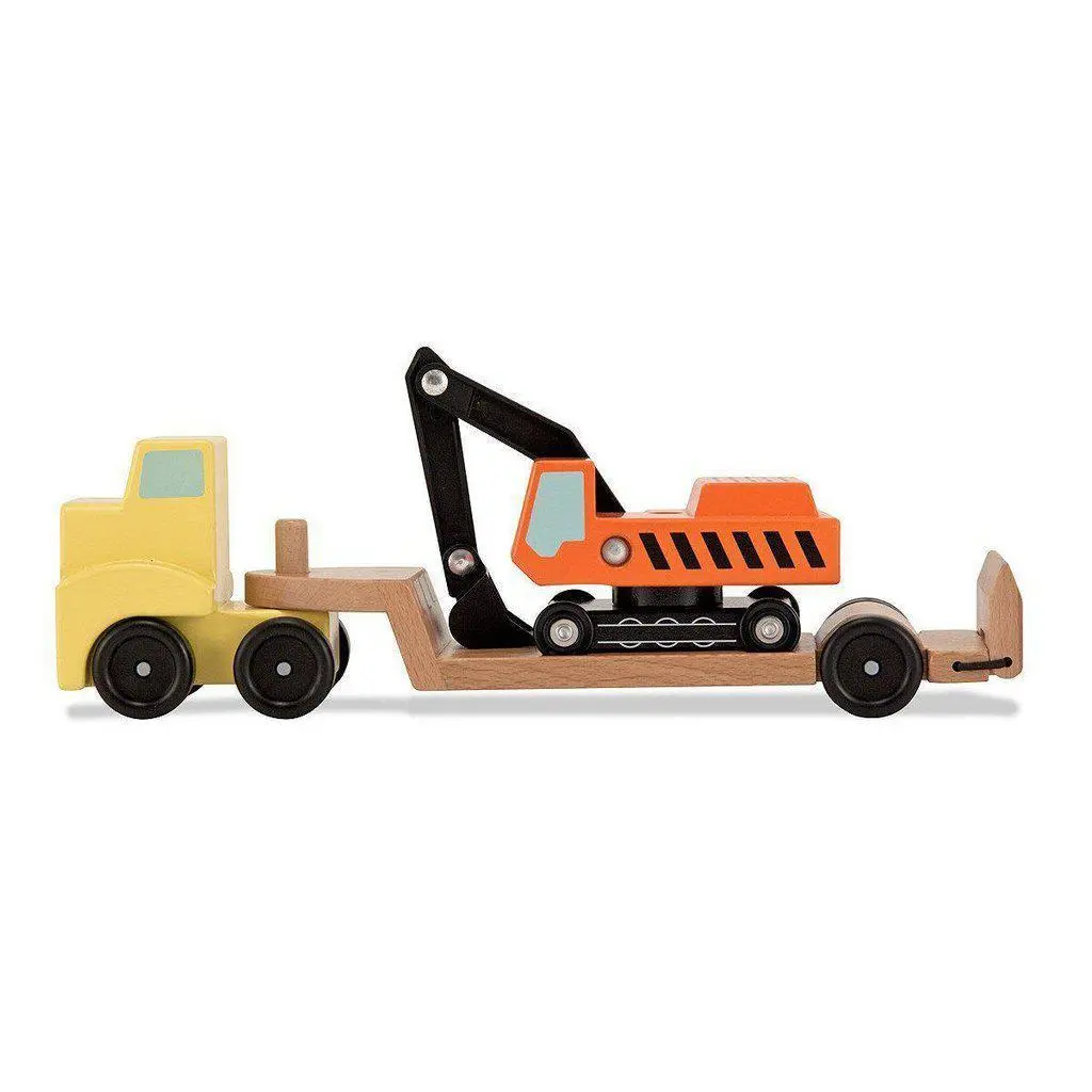 Trailer & Excavator 1