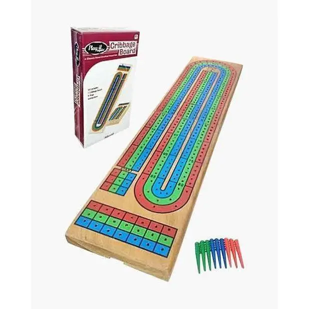 Tripple Track Cribbage Board 1