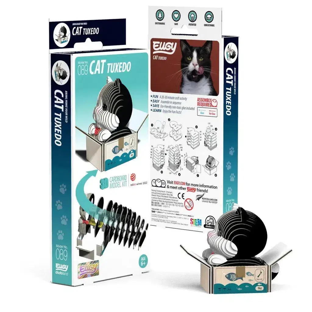 Tuxedo Cat 3D Puzzle 2