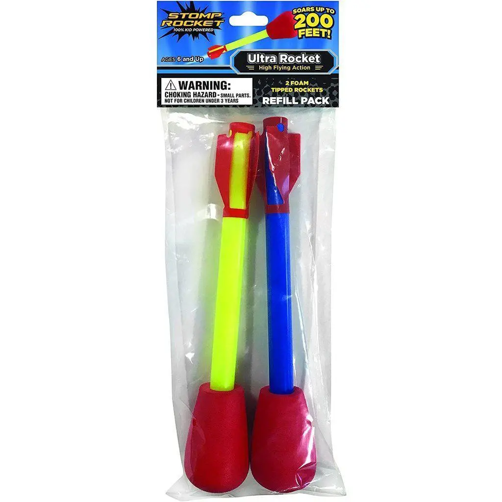 Ultra Stomp Rocket Refill Pack, 2 Rockets 1