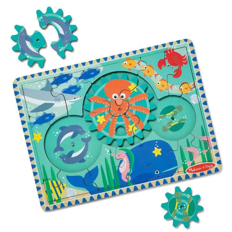 Underwater Wooden Gear Puzzle 1