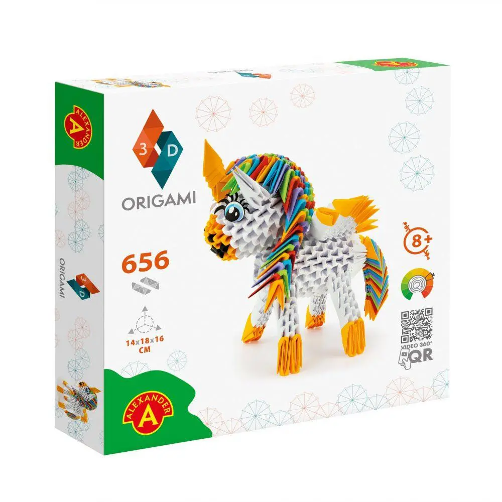 Unicorn 3D Origami 1