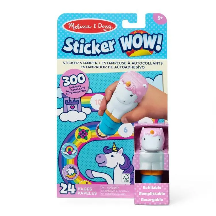 Unicorn Activity Pad Sticker Wow 1