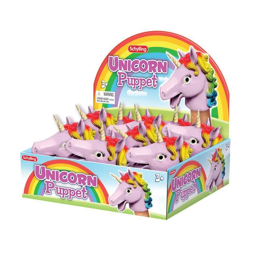 Unicorn Hand Puppet Schylling 1