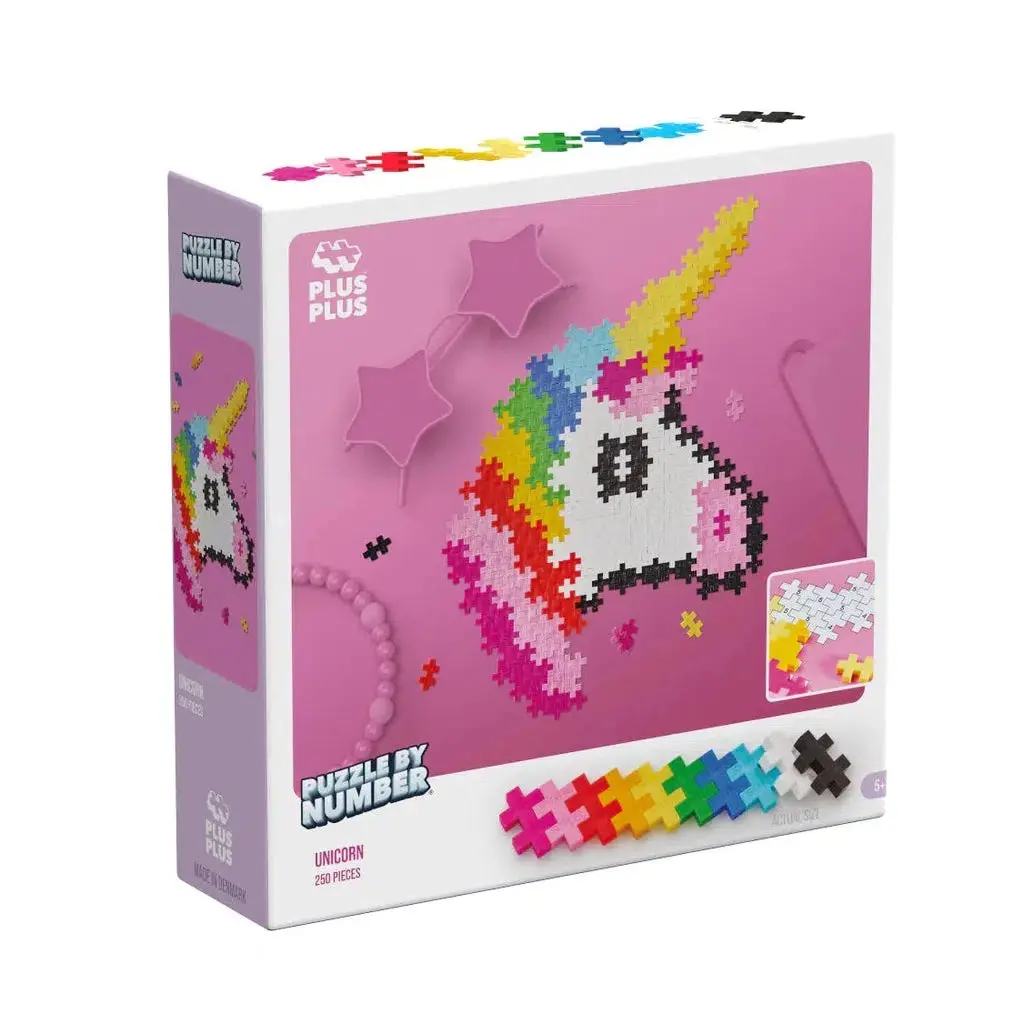 Unicorn-Puzzle By Number 250Pc 1