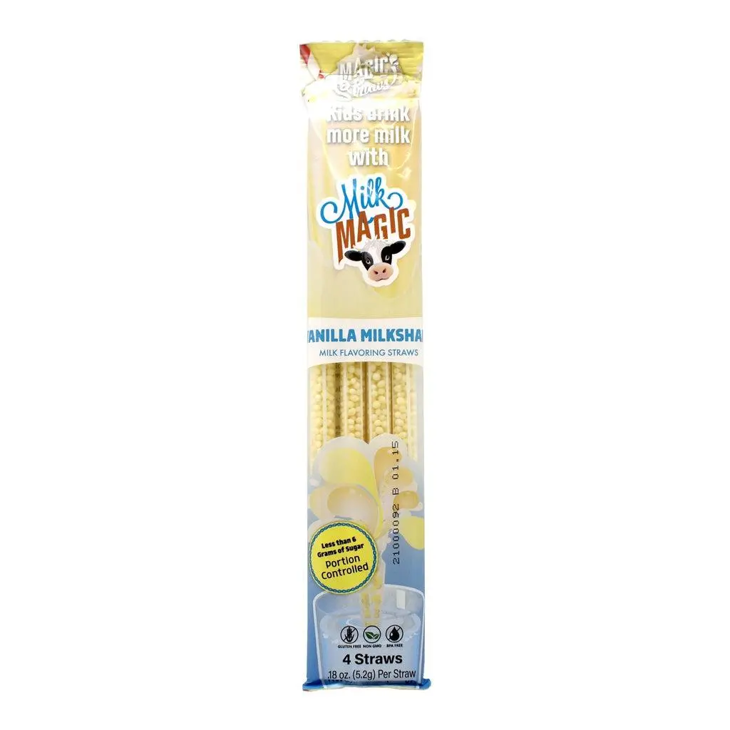 Vanilla Milkshake Milk Straws 1