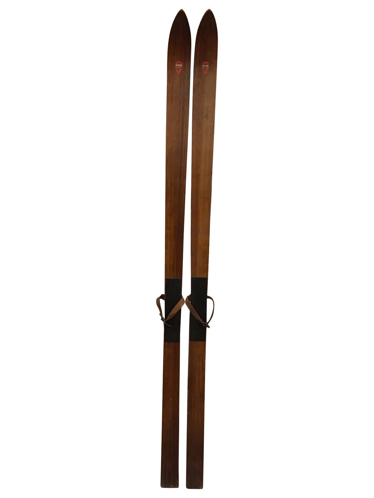 Vintage Ski Meister Yellow Pine Skis 1