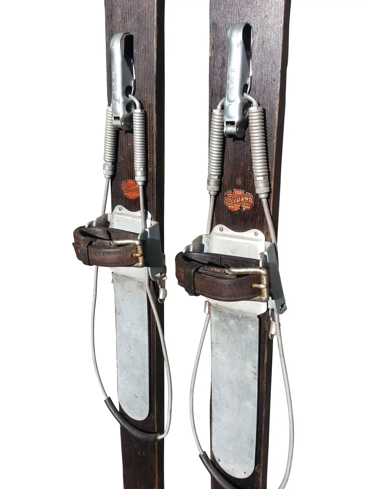 Vintage Skis - 1920S Antique Flat Ski Pointed Tip 2