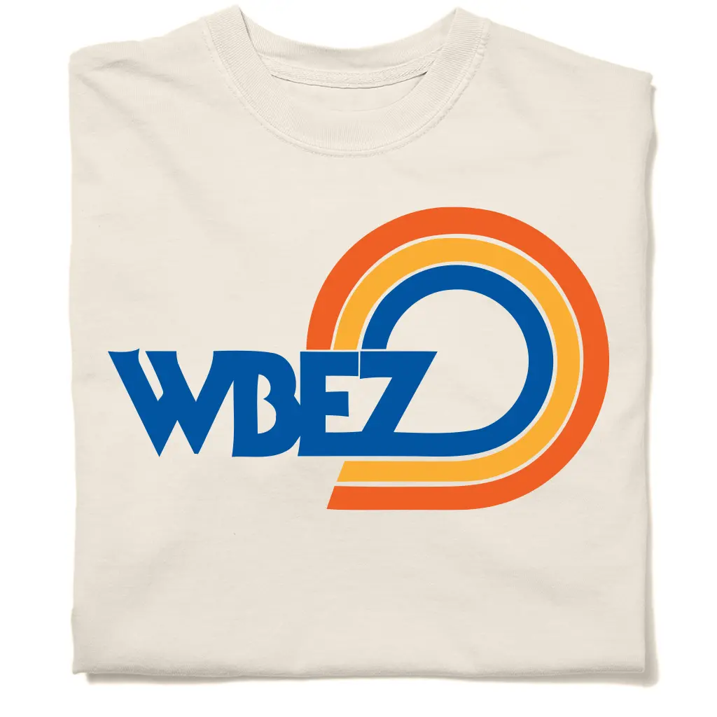 Wbez Vintage Logo Ivory Heavyweight 1