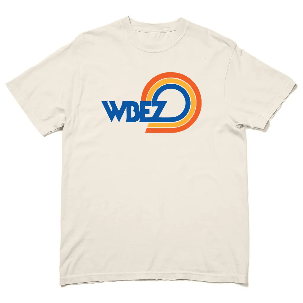 Wbez Vintage Logo Ivory Heavyweight 2