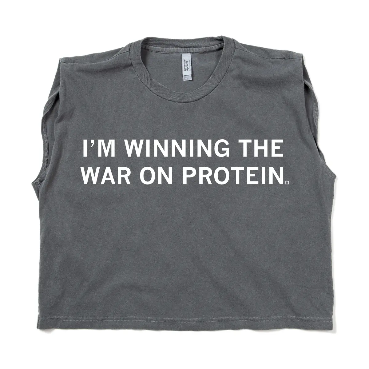 War On Protein Muscle Crop Top 1