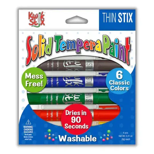 Water Based Tempura Paint Markers 6 Pcs 1