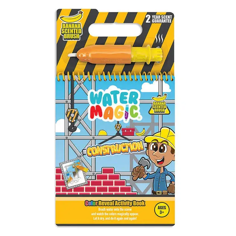 Water Magic Construction Coloring Book 1