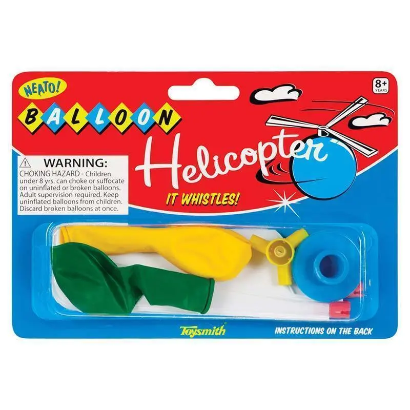 Whistle Balloon Helicopter 1