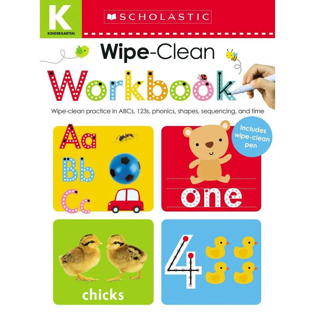 Wipe–Clean Workbook: Grade K 1
