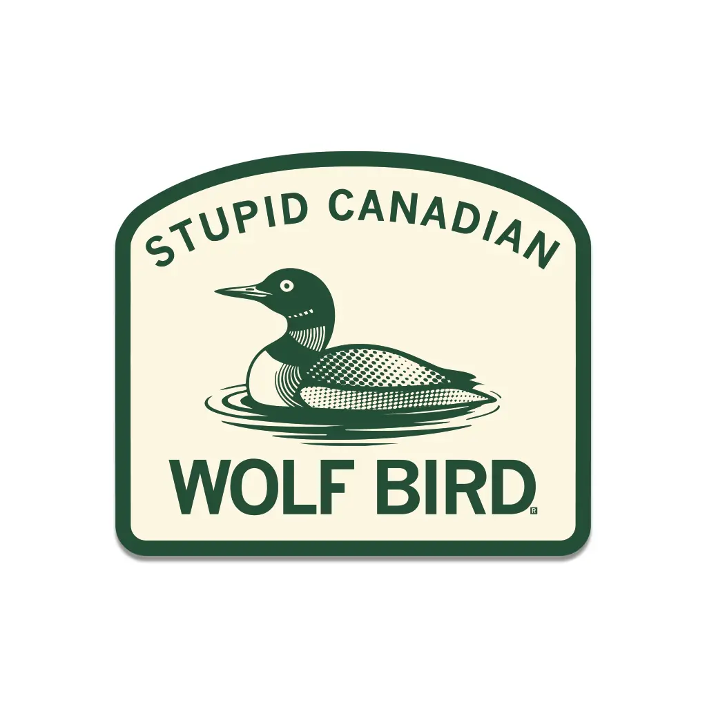 Wolf Bird Die-Cut Sticker 1