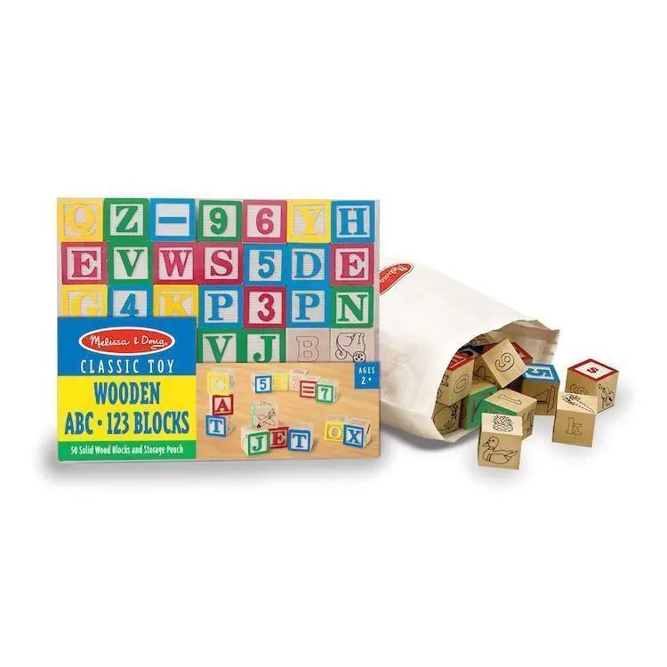 Wooden Abc/123 Blocks 1