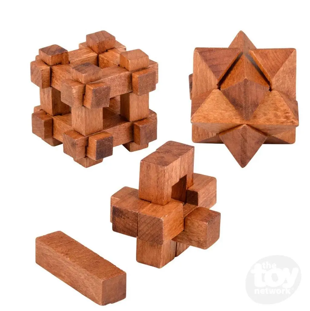 Wooden Brain Teaser Assorted 1