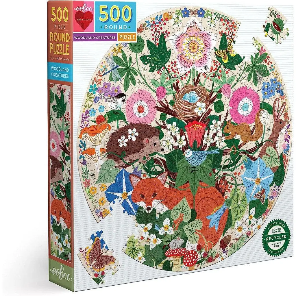 Woodland Creatures 500 Pc Rd Puzzle 1