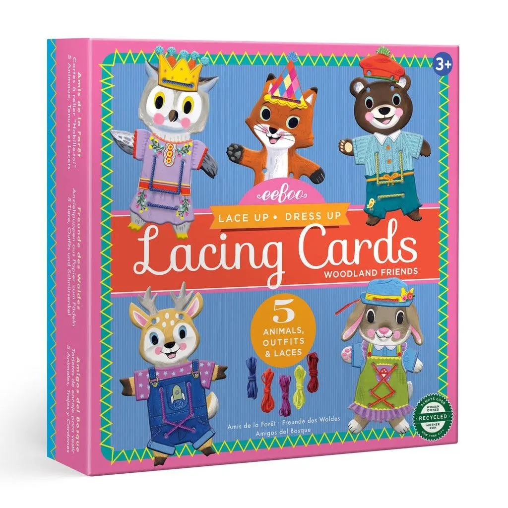 Woodland Friends Lacing Cards 1