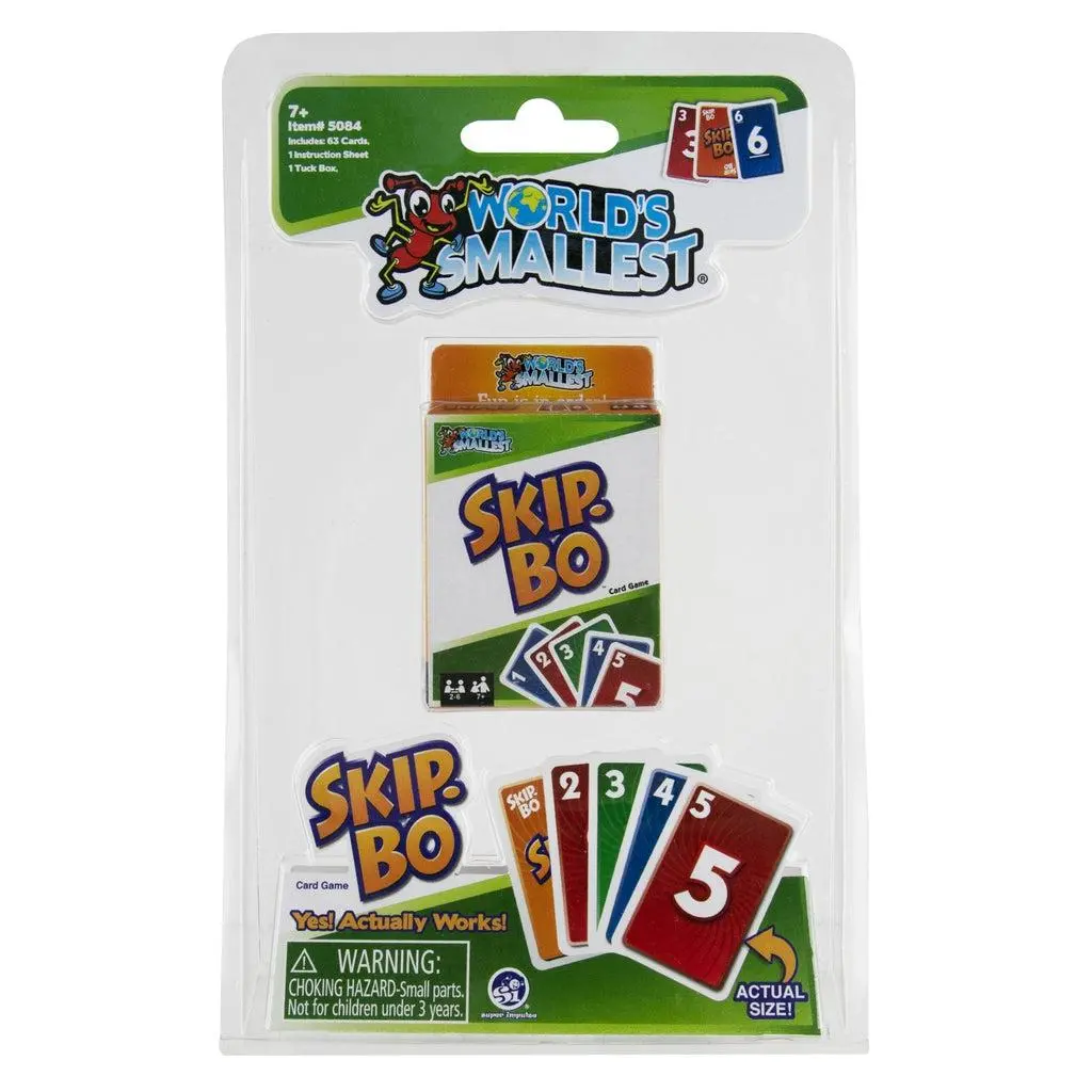 World's Smallest Skip-Bo 1