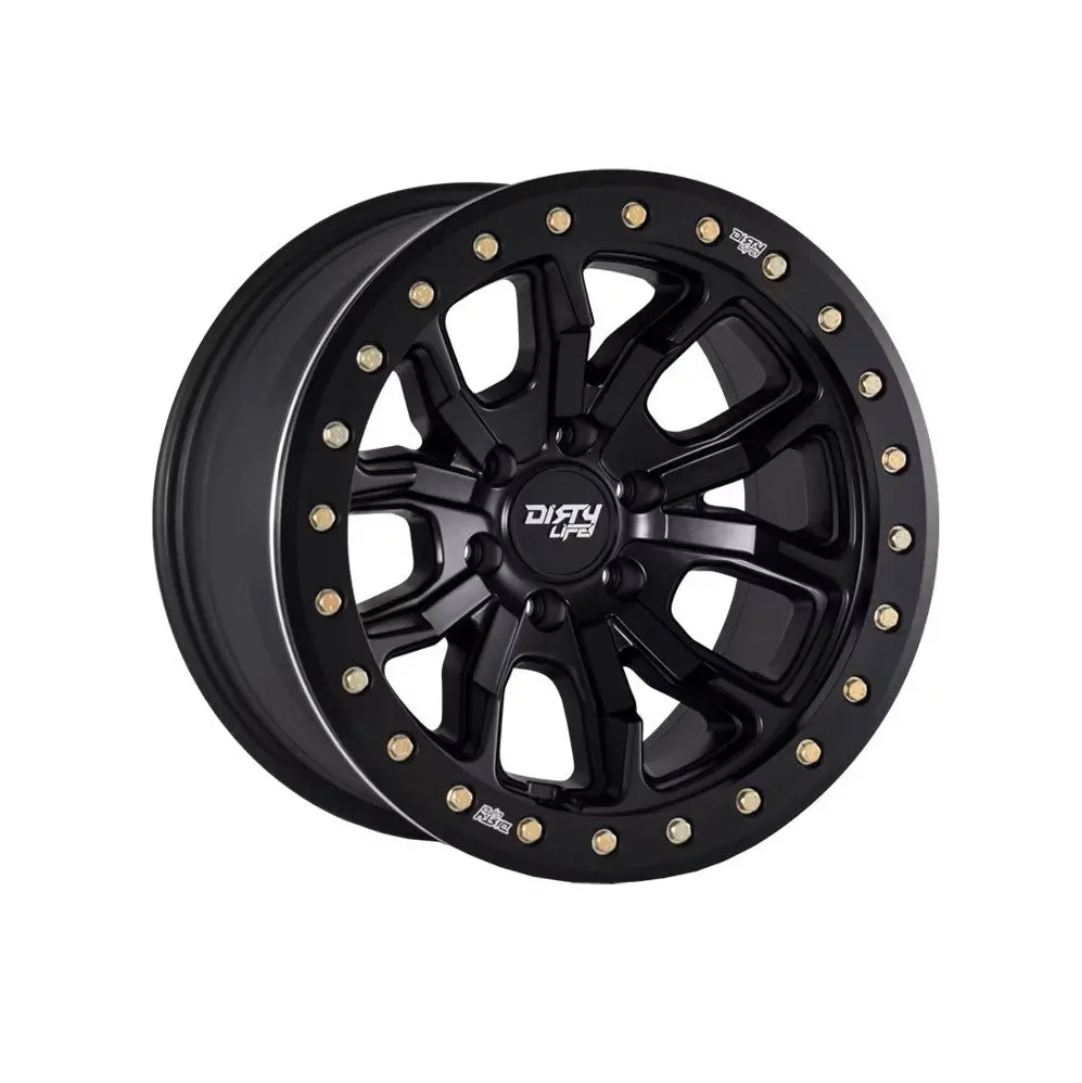 Dirty Life - Dt1 - Matte Black - 17X9 6/139.7 N38 1