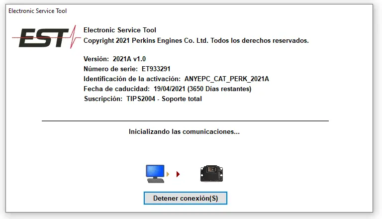 Est 2021A Electronic Service Tool For Perkinss With Password Generator Build In ! Diagnostics Software For All Models 1