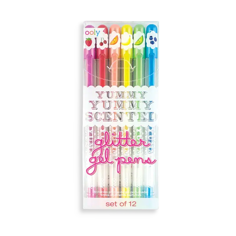 Yummy Yummy Scented Colored Glitter Gel Pens 1