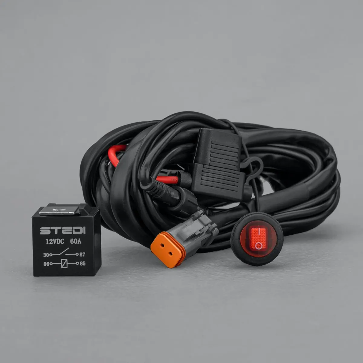 Stedi - Led Work Light Wiring Kit Loom Harness (Not High Beam Triggered) 1