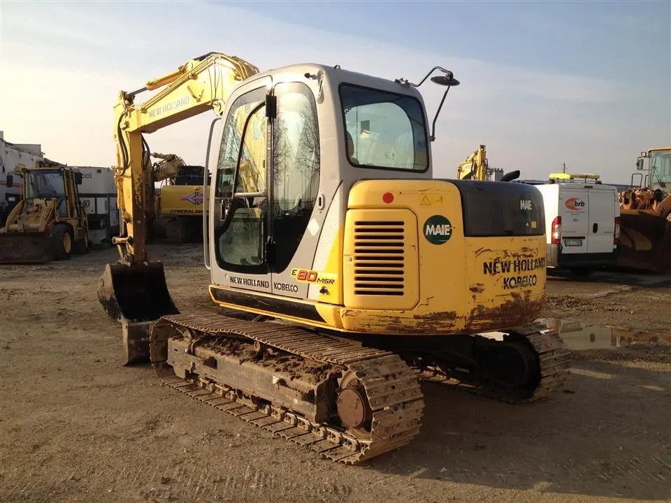New Holland E80msr Midi Crawler Excavator Official Workshop Service Repair Technical Manual 1