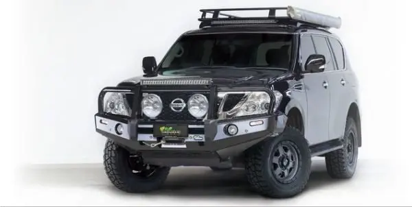 Premium 60.3Mm Tube Bull Bar To Suit Nissan Patrol Y62 Series 5 Onwards Nissan Patrol 1