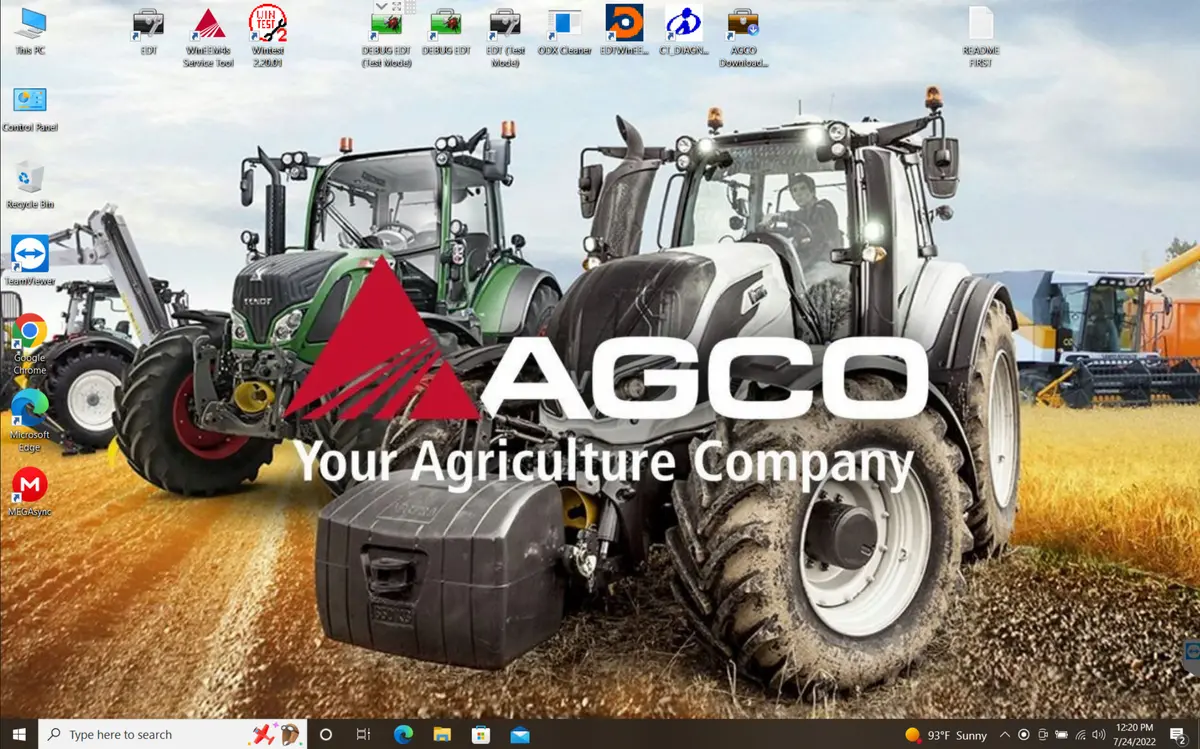 Agco  Fendt  Massey Ferguson - Diagnostic Tool Kit (Canusb) - With Cf-54 Laptop & Electronic Diagnostic Tool (Edt) 2026 1