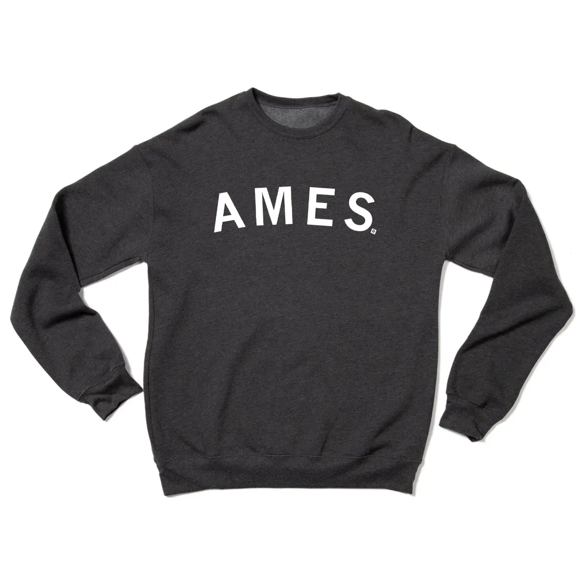 Ames Curved Logo Crew Sweatshirt 2