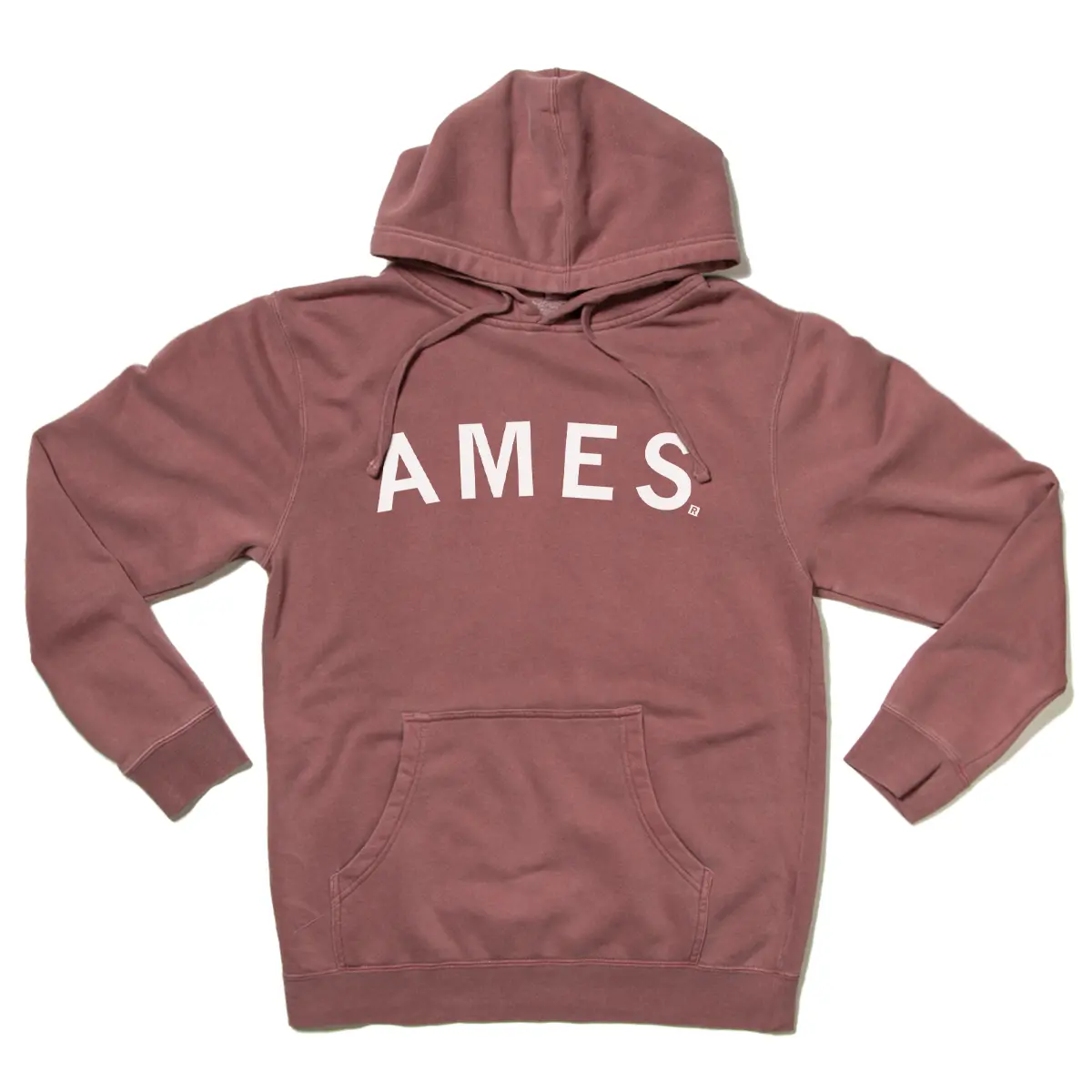 Ames Curved Logo Pullover Hoodie 2