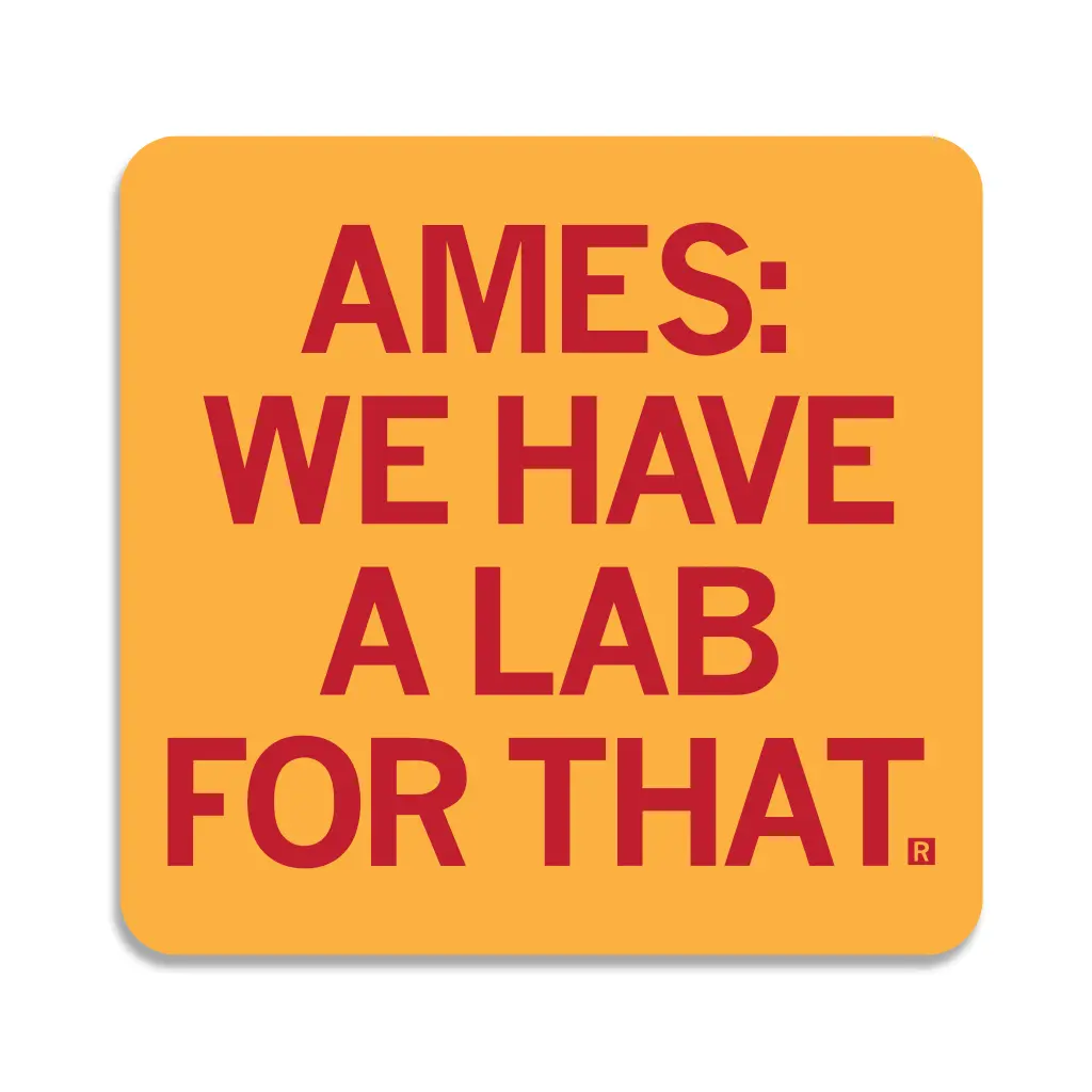 Ames: Lab For That Sticker 1