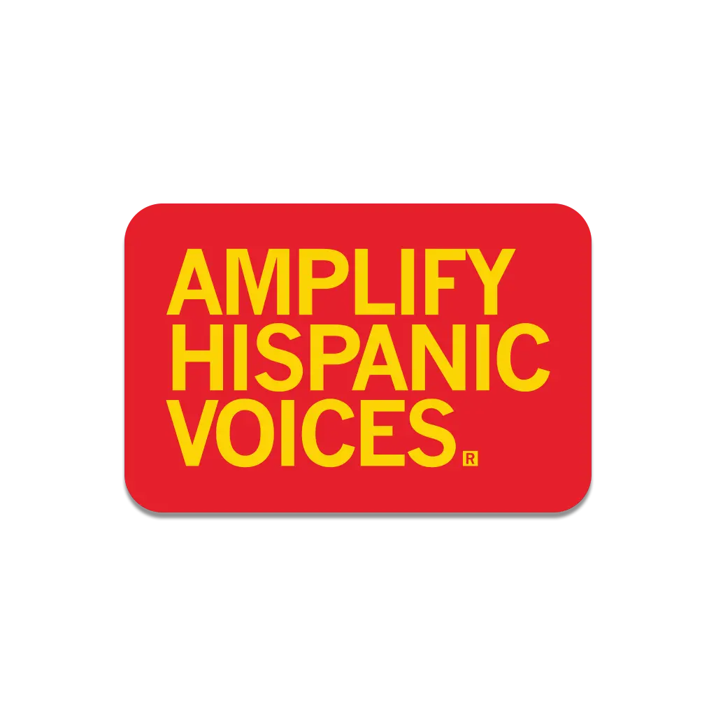 Amplify Hispanic Voices Die-Cut Sticker 1