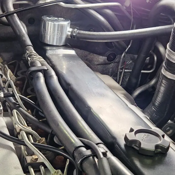 High Performance Diesel Nissan Patrol Td42 Rocker Cover Billet Engine Breather Hose Kit 2
