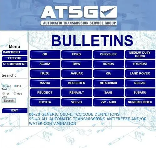 Atsg 2012 Automatic Transmission Service Group-All Models Up To 2012 - Diagnostics & Service Software-More Then 1 Pc ! 1