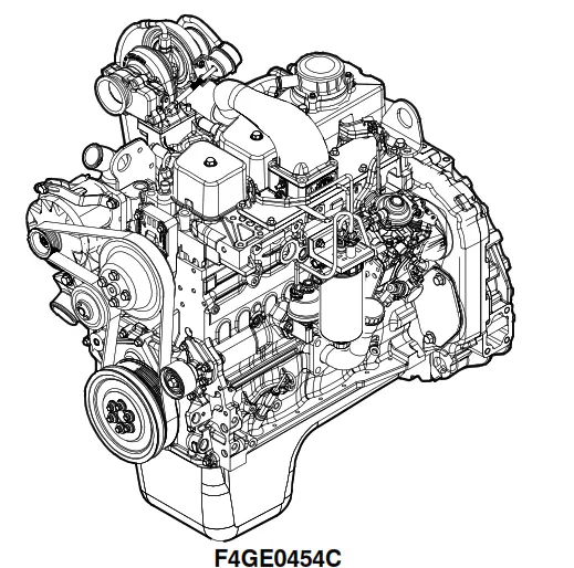 New Holland Cnh U.K. F4ge0404b F4ge0454c F4ge0484g Engines Workshop Service Repair Manual 1