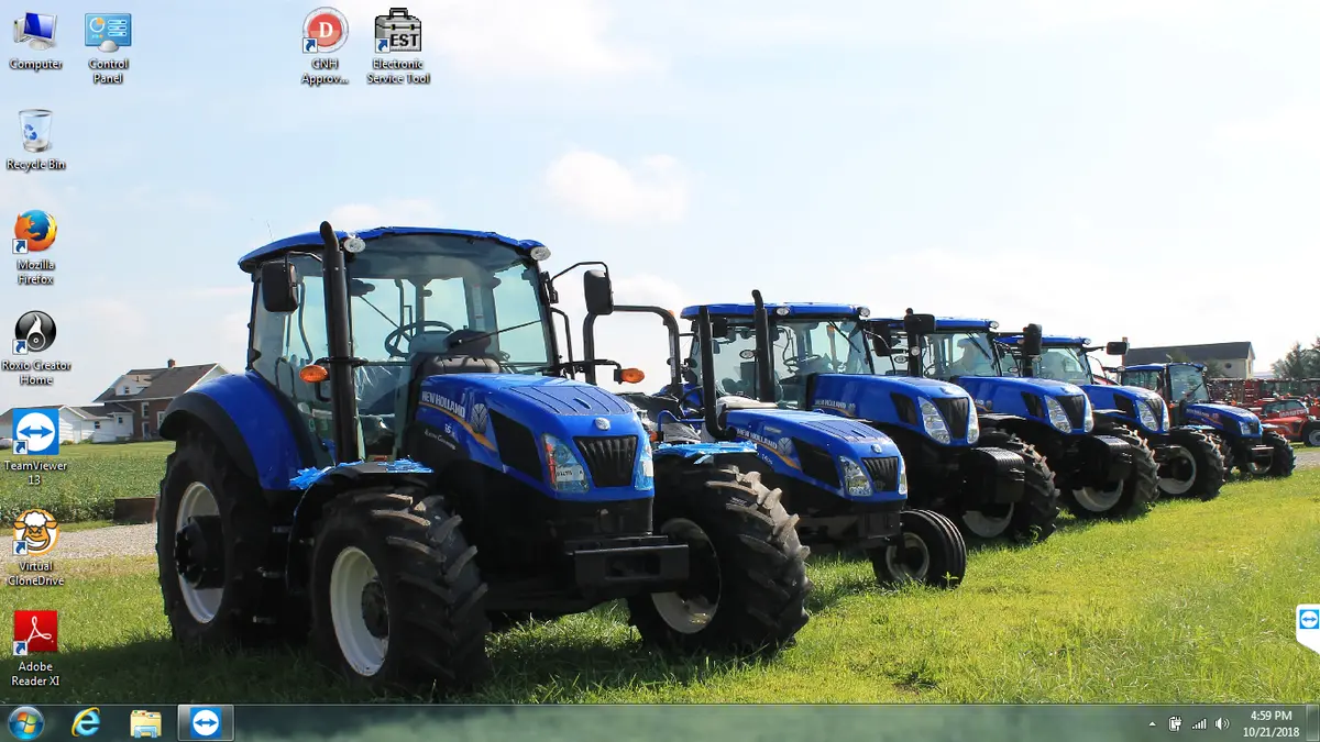 New Holland Case Cnh Dpa5 Diagnostic Interface & Latest Est Pre Installed Cf-54 Laptop - Complete Diagnostic Kit 2023 1