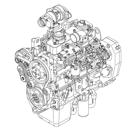 New Holland Cnh Nef F4ce F4de F4ge F4he 4 Cylinders Tier 3 Engines Official Workshop Service Repair Technical Manual 1