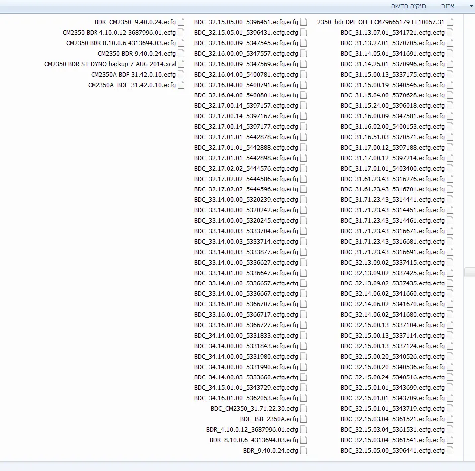 Bdc Bdr Bdf Cm2350 Ecfg Meta File Collection - All Files As Shown In Picture 1