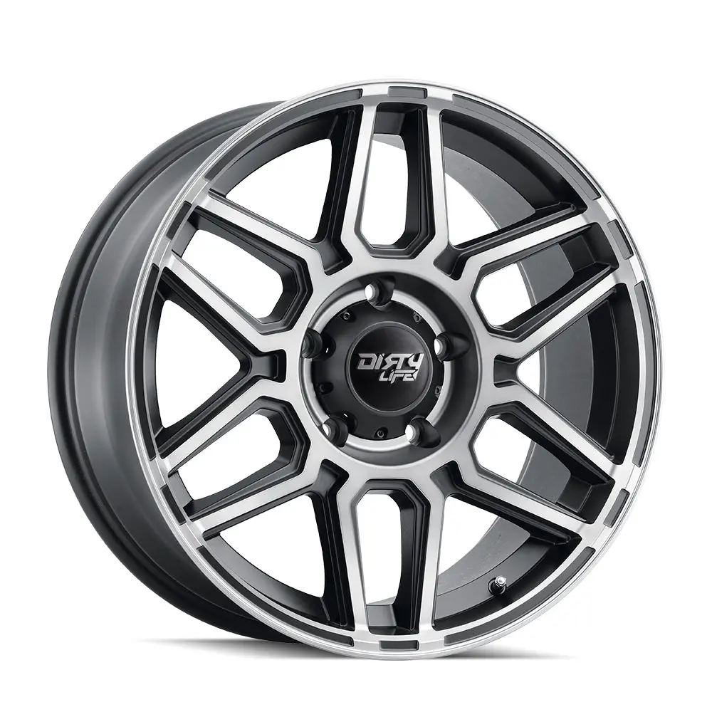 Dirty Life 17X9 12P 5X127 Cb78.1 146 Machined Dark Tint Dnr 1