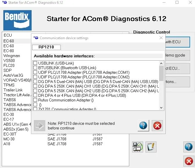 Bendix Acom 6.12.2.2 Abs Diagnostic Software - Complete Version 2016 - Full Online Installation !! 1