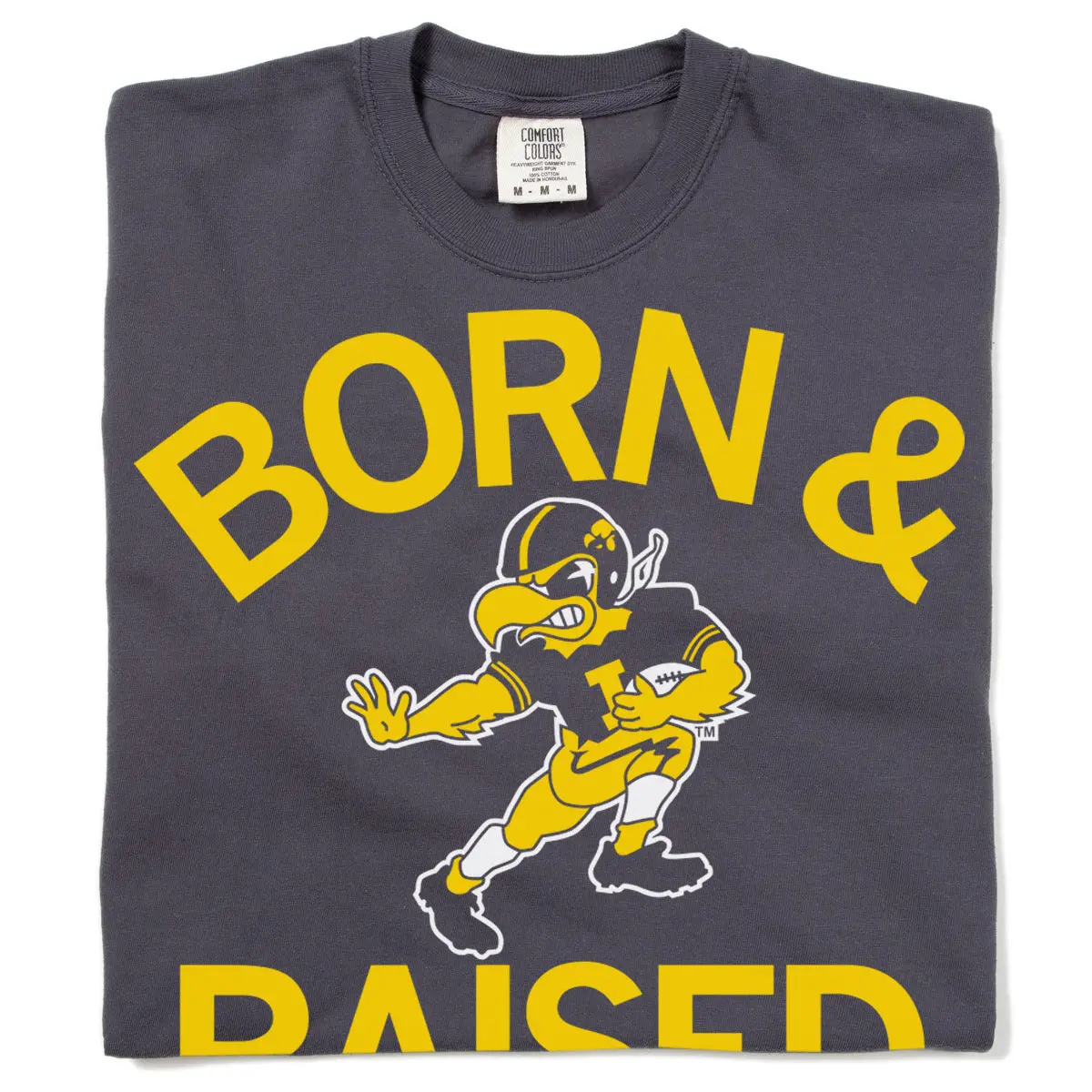 Hawkeyes Born & Raised Vintage Heavyweight 1