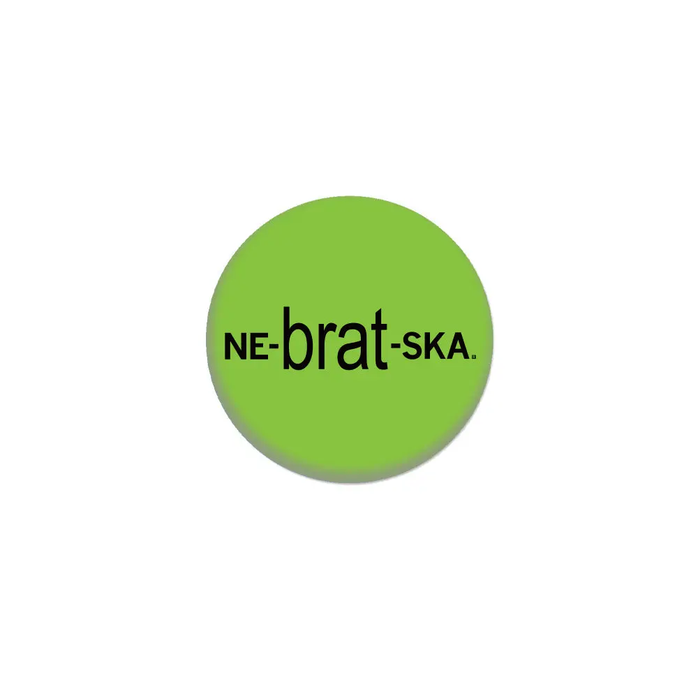 Nebratska Brat Cover 1" Button 1