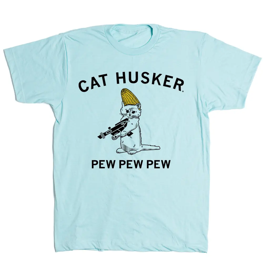 Cat Husker Pew Pew Pew 2