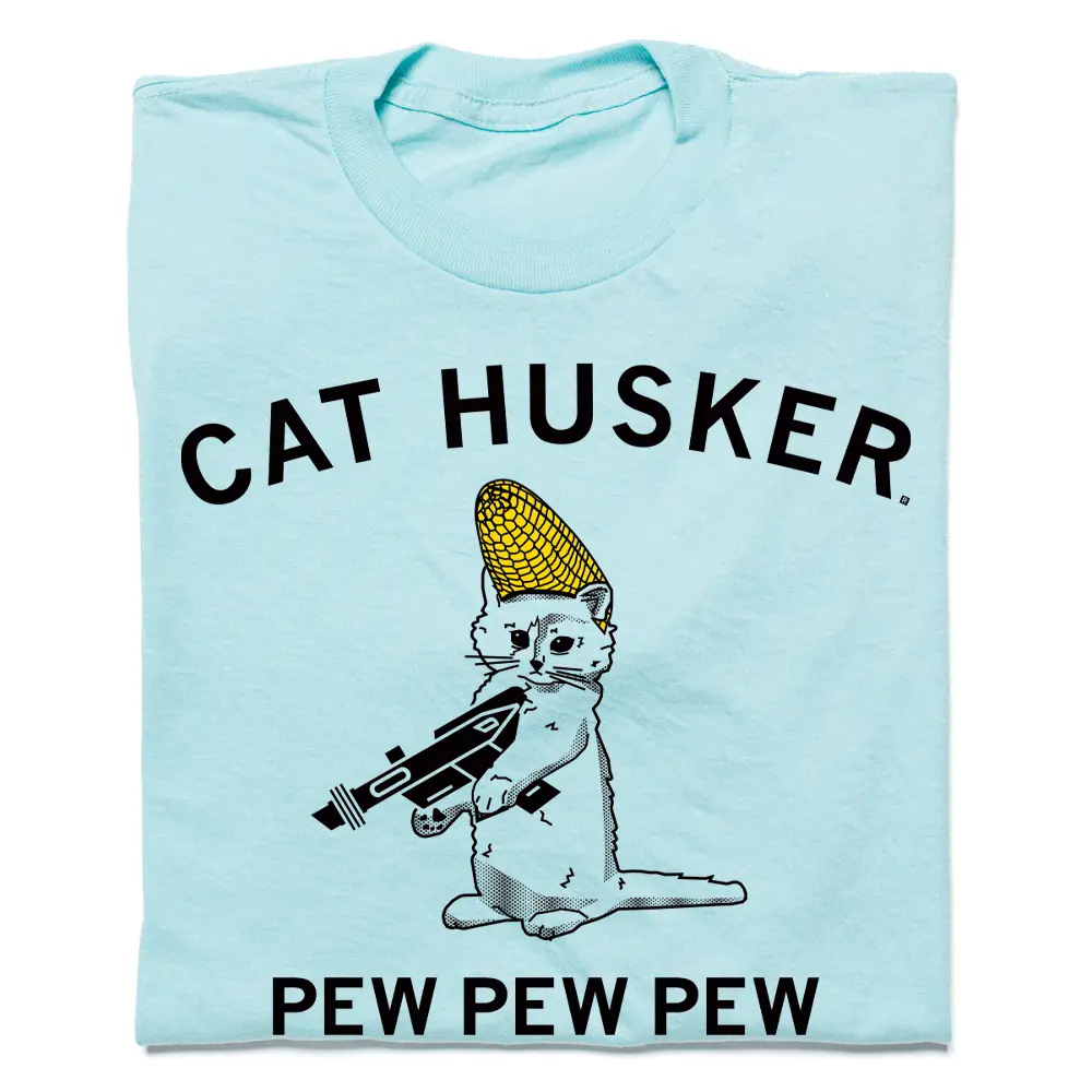 Cat Husker Pew Pew Pew 1